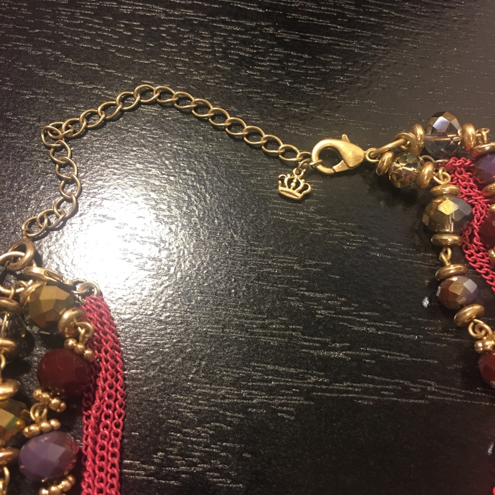 3 for 15$ Pink layered Necklace - Picture 2 of 3